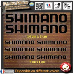 Lot de 8 stickers Shimano | Fais des Affaires