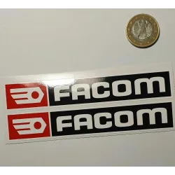Lot de 2 stickers Facom 11,7 cm | Fais des Affaires