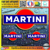 Lot de 3 stickers Martini Racing | Fais des Affaires