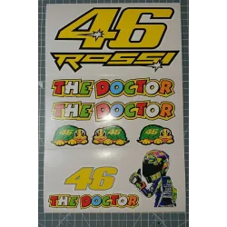 Aufkleber – Valentino Rossi the doctor 46 tortue turtle planche 8 sticker autocollant | Fais des Affaires
