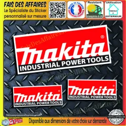 Sticker – Makita 3 sticker autocollant | Fais des Affaires