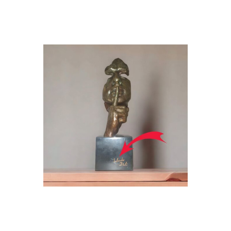 Sticker signature Salvador Dalí 5 cm | Fais des Affaires