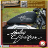 2 stickers Harley-Davidson Signature 20 cm | Fais des Affaires