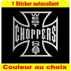 Sticker West Coast Choppers 10 cm | Fais des Affaires