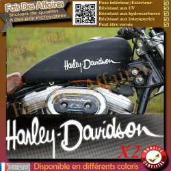 Aufkleber – 2 stickers autocollant harley davidson | Fais des Affaires