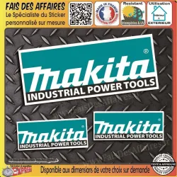 Aufkleber – Makita 3 stickers autocollant | Fais des Affaires