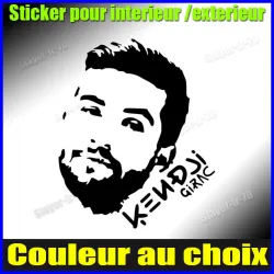 Sticker Kendji Girac 11 cm | Fais des Affaires