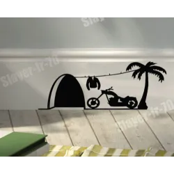 Aufkleber – Trou de souris motard 2 sticker autocollant | Fais des Affaires