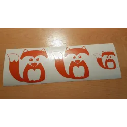 Stickers Renard Vinyle – Décoration Sauvage – Lot de 3 | Fais des Affaires