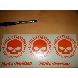 Sticker – lot 5 stickers autocollant harley davidson skull | Fais des Affaires