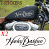 2 stickers Harley-Davidson Skull 20 cm | Fais des Affaires