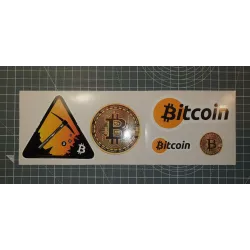 Sticker – Crypto monnaie Bitcoin sticker autocollant | Fais des Affaires