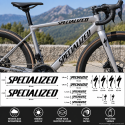 Sticker autocollant vinyle Specialized 4 × 29 cm