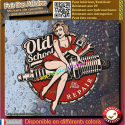 Stickers autocollant pin-up...