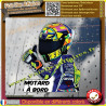 Stickers Autocollant motard à bord valentino rossi decal moto 46 grand prix