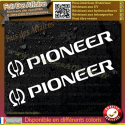 Pioneer sponsor lot planche...