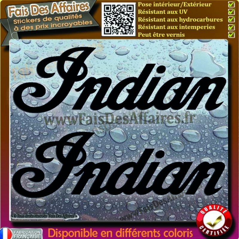 stickers autocollant Indian