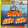 KTM Racing 3 sticker autocollant