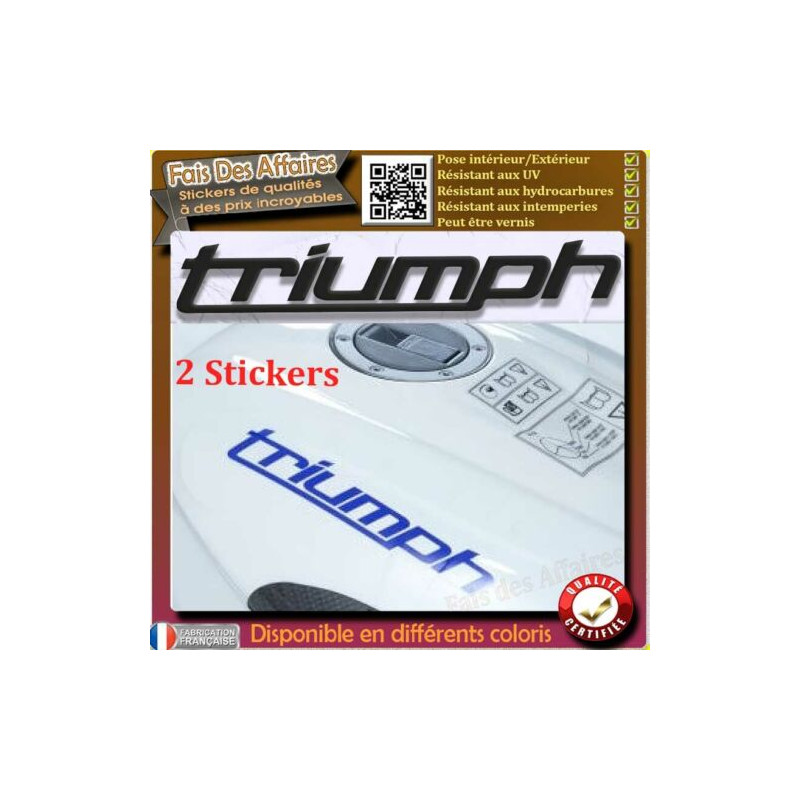 Triumph 2 sticker autocollant
