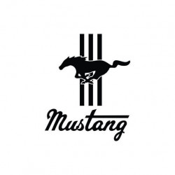 Mustang logo sticker...