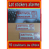 Antivol tracker traceur gps alarme 2 sticker autocollant