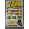 Valentino Rossi the doctor 46 tortue turtle planche 8 sticker autocollant