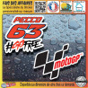 Francesco Bagnaia 63 pecco mgt 2 sticker autocollant
