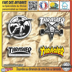 Thrasher 4 sticker autocollant